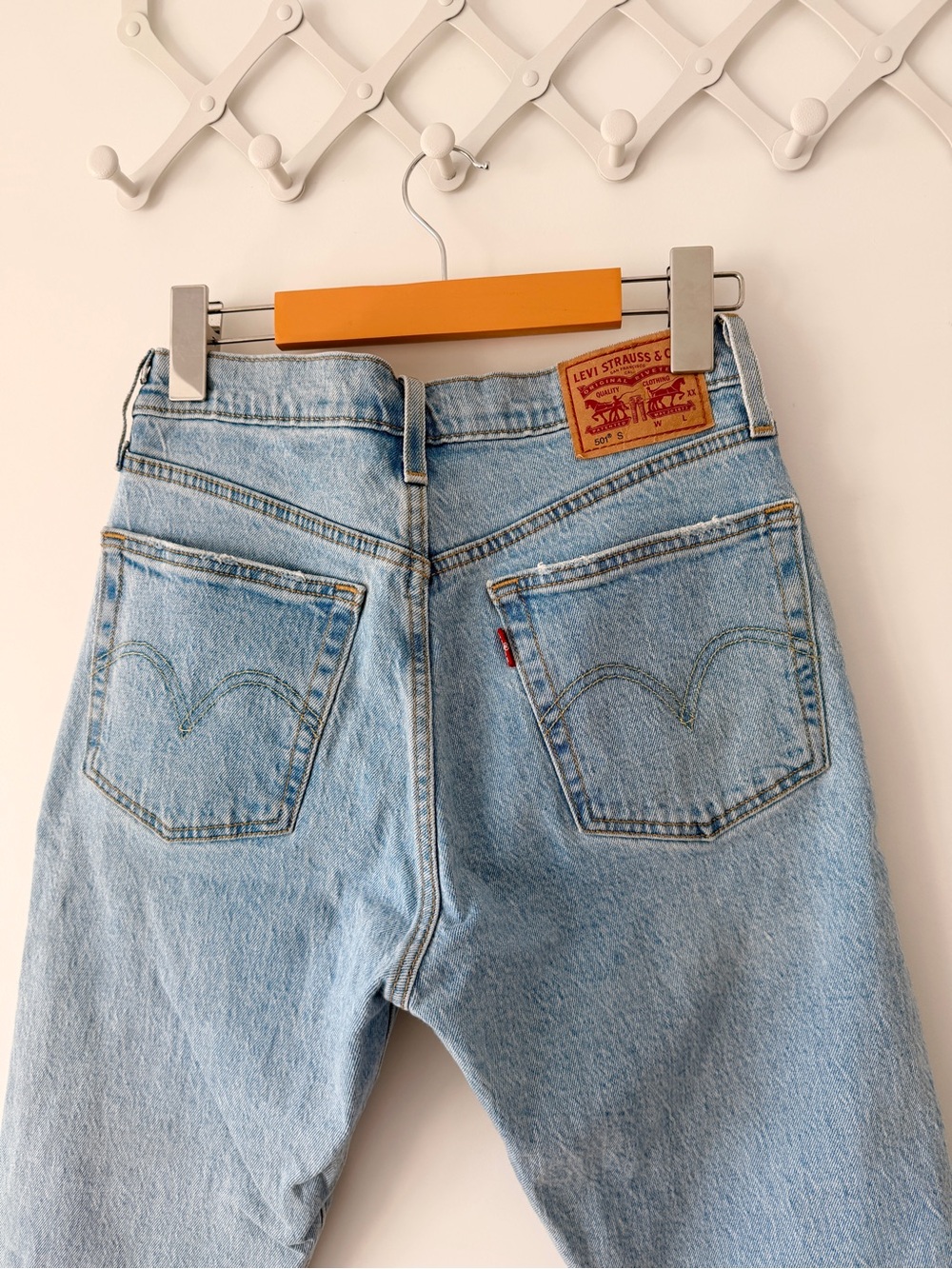 Levi's Light Blue Woman’s Jeans - Classic 501 Style slim